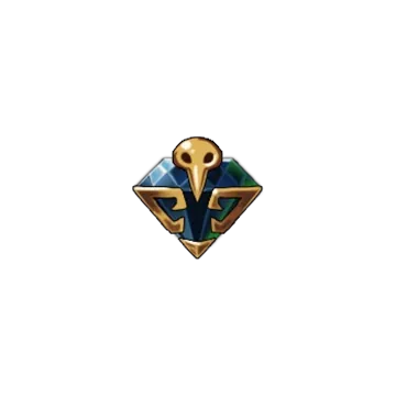 Blackfeather Gem Medium symbool Pirots 5