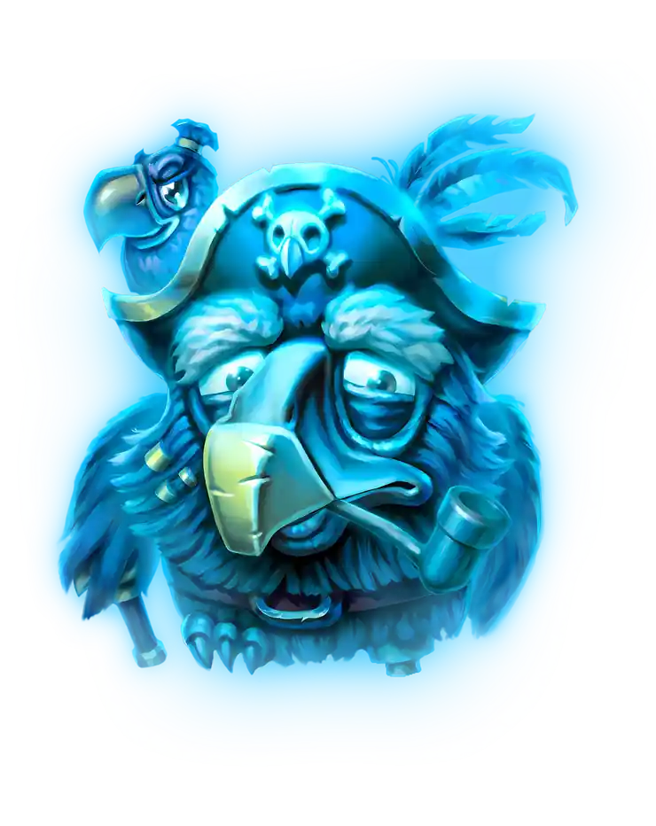 Captain Blackfeather symbool Pirots 5