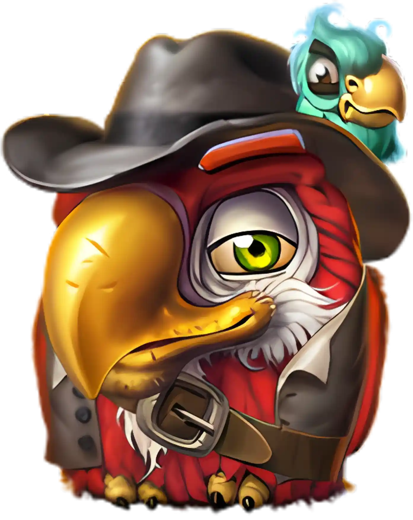 Kapitein Redfeather symbool Pirots 5
