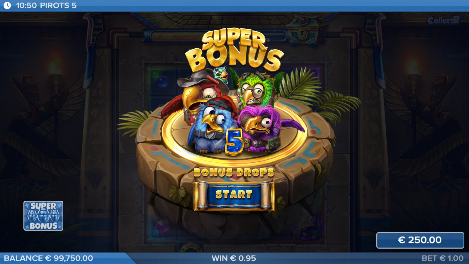 Super Bonus Screen