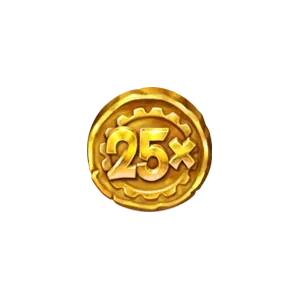 25x Coin symbool Pirots 5