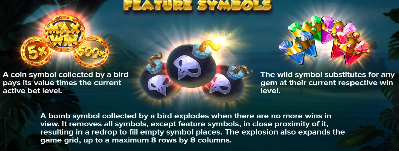 Pirots feature symbols
